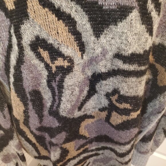 Vintage tiger wool sweater - Picture 2 of 8